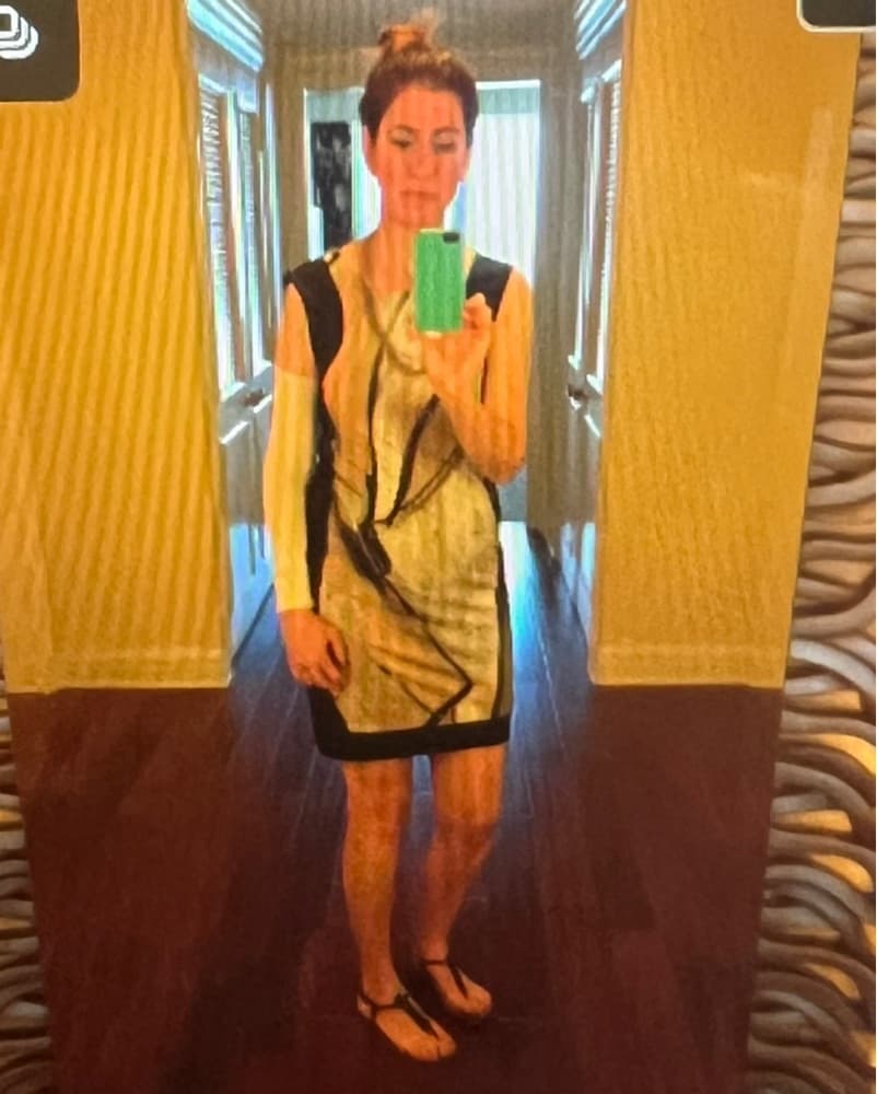 Helmet Lang Spring Cotton Sheath Dress  - Image 2