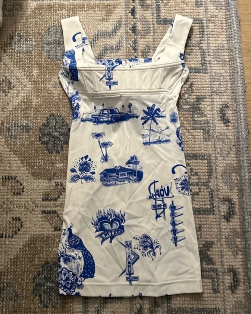 Miaou Dress Vivi Cry Baby Print Mini - Image 4