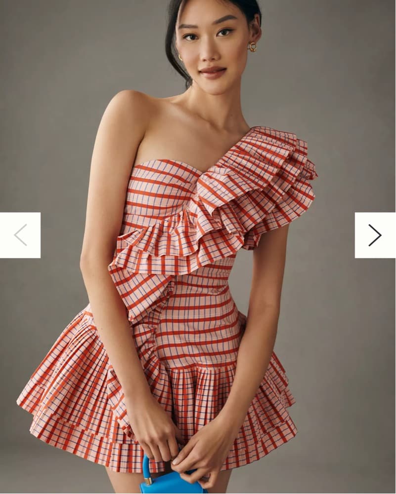 CeliaB One Shoulder Ruffled Mini Dress - Image 2