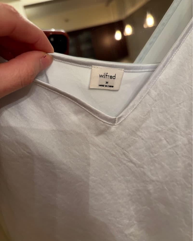 Wilfred White Slip Dress - Image 3