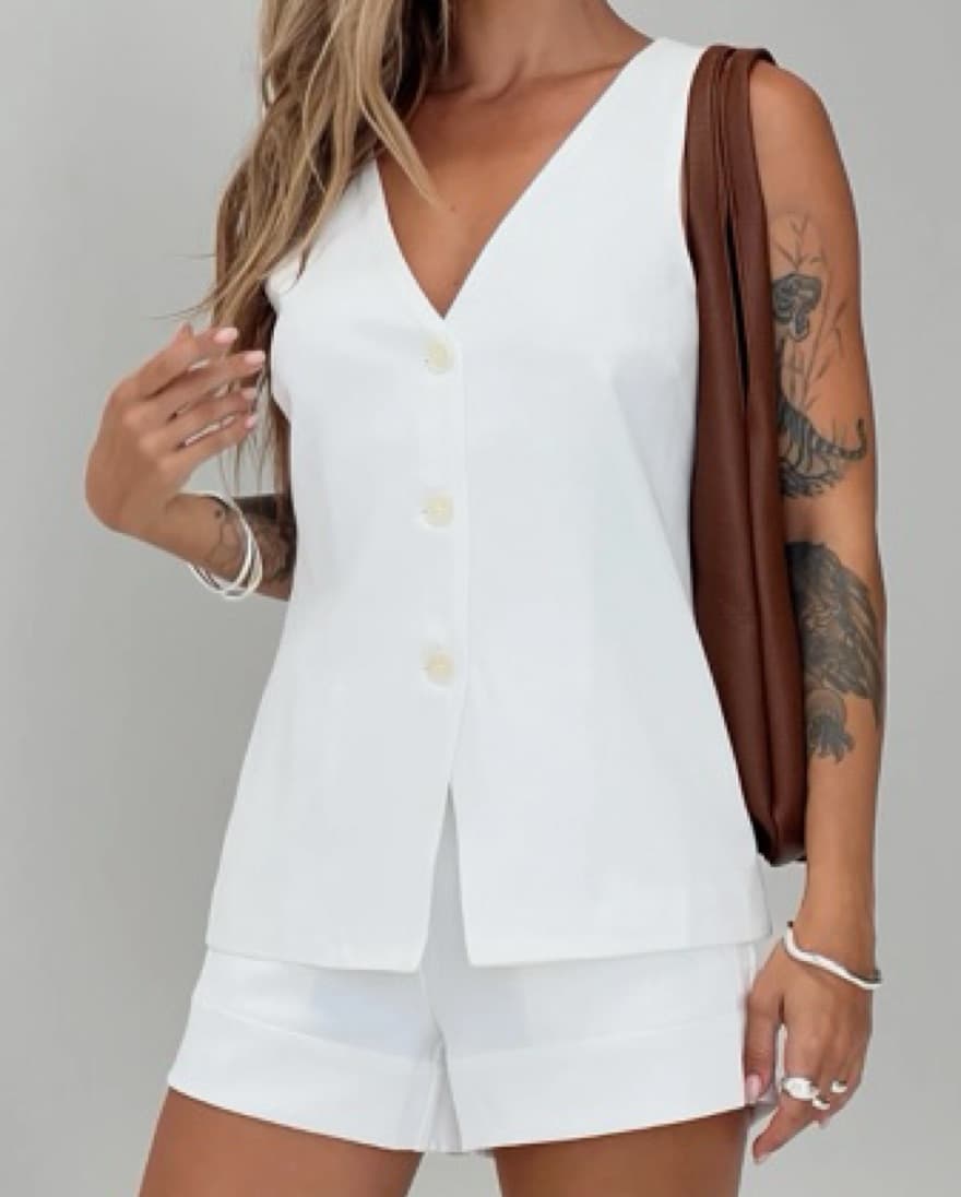 Princess Polly Lesky Set in White - Image 1