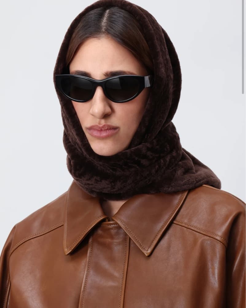 Nour Hammour Balaclava Scarf Shearling  - Image 2