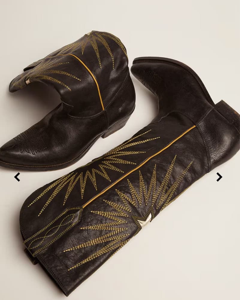 Golden Goose Wish Star Boot With Star - Image 2