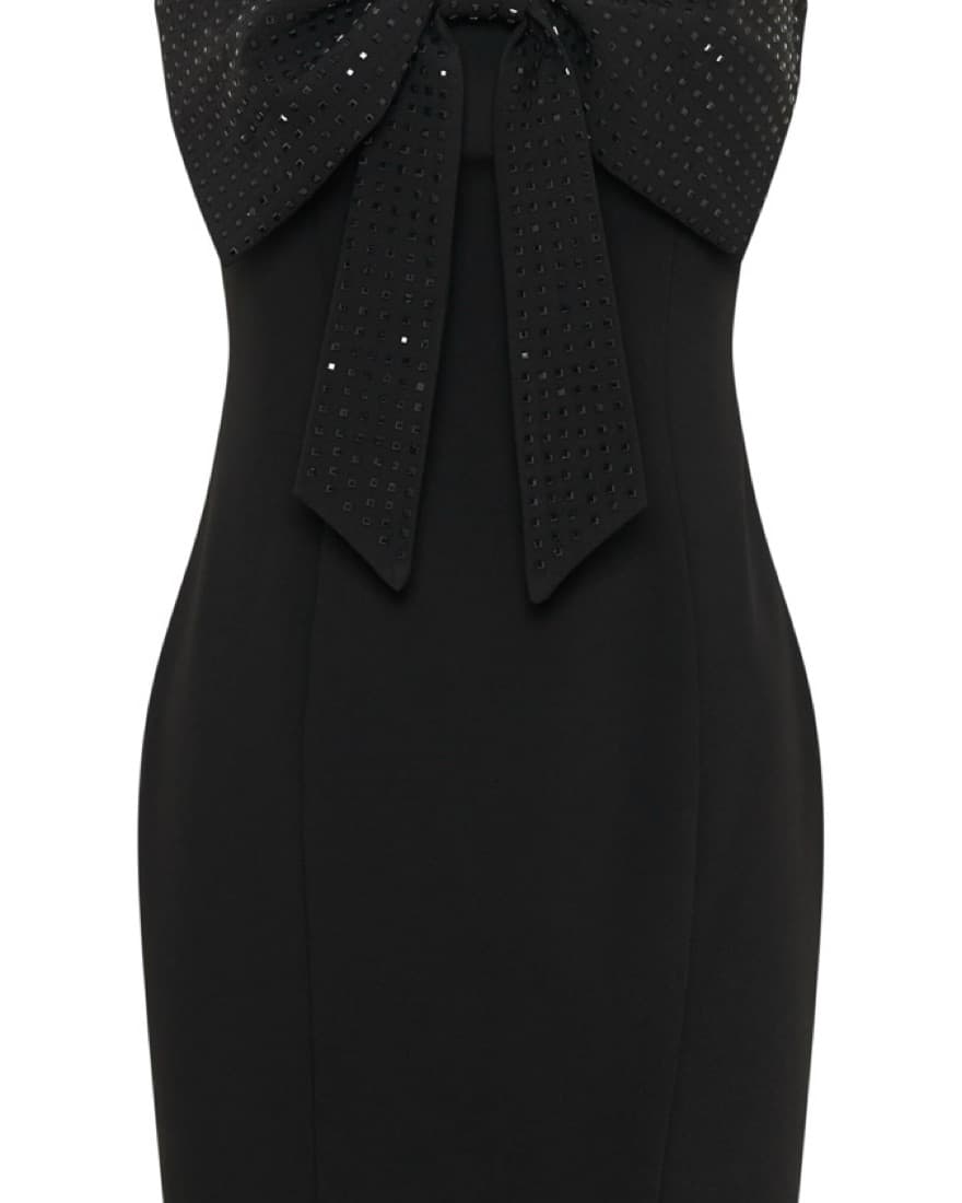 Meshki Bow Mini Dress - Image 4