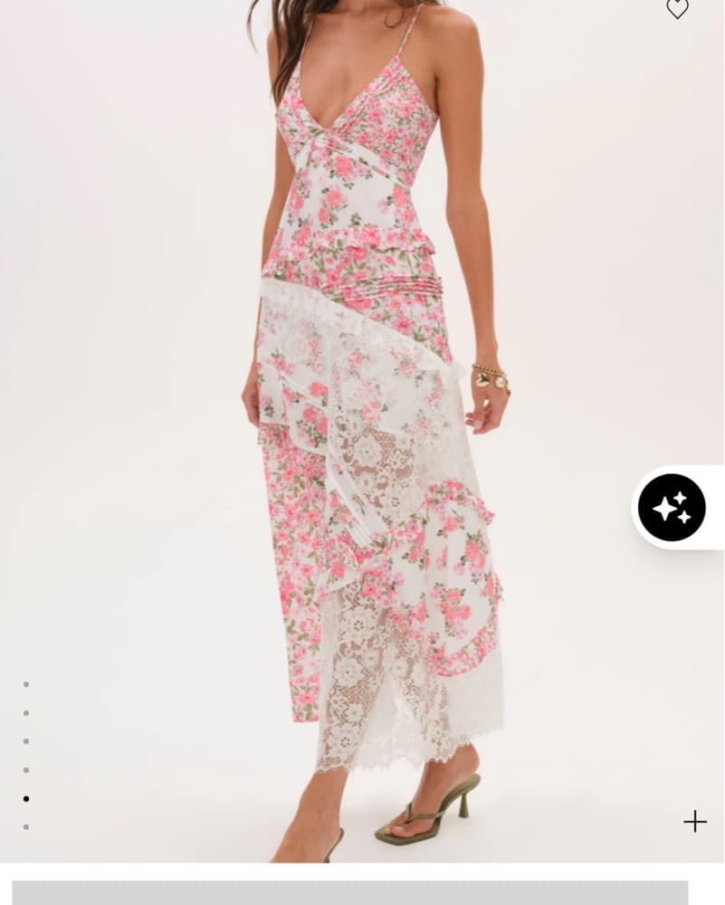 For Love & Lemons Rosalyn Maxi Dress - Image 5