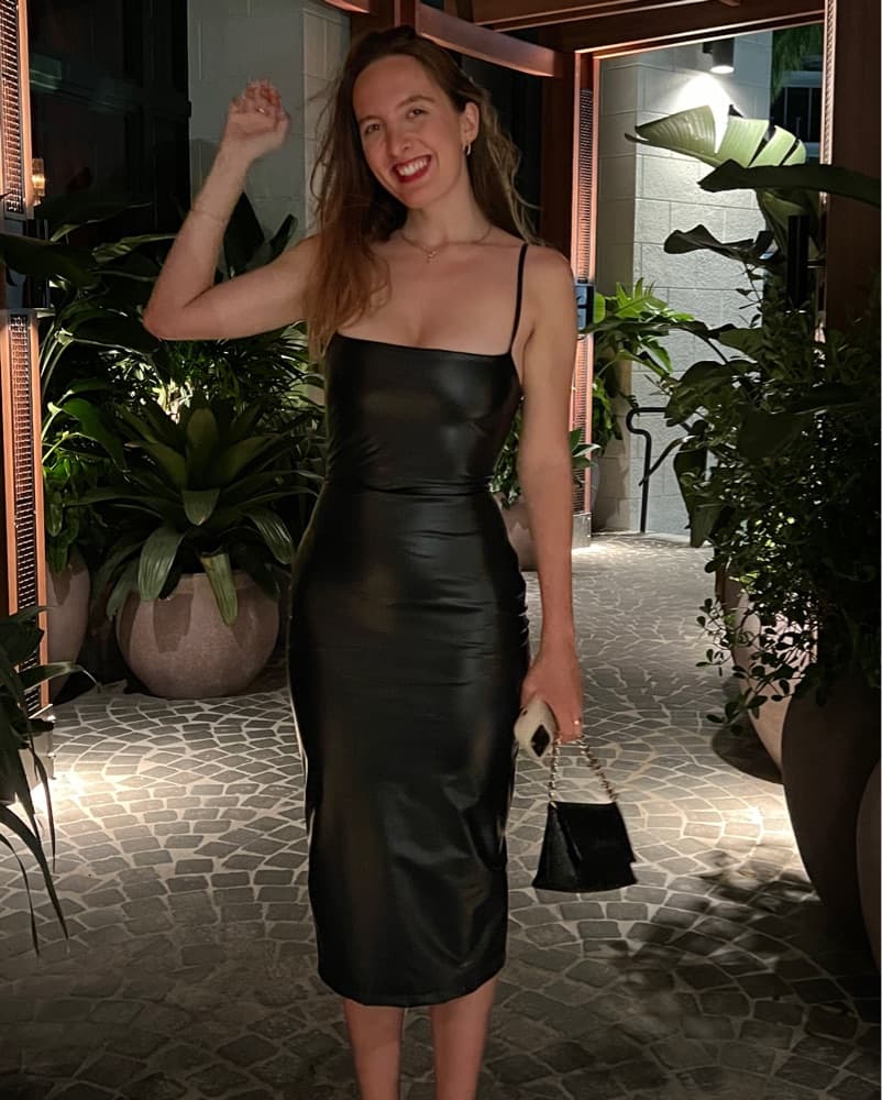 Black Latex Dress  - Image 1