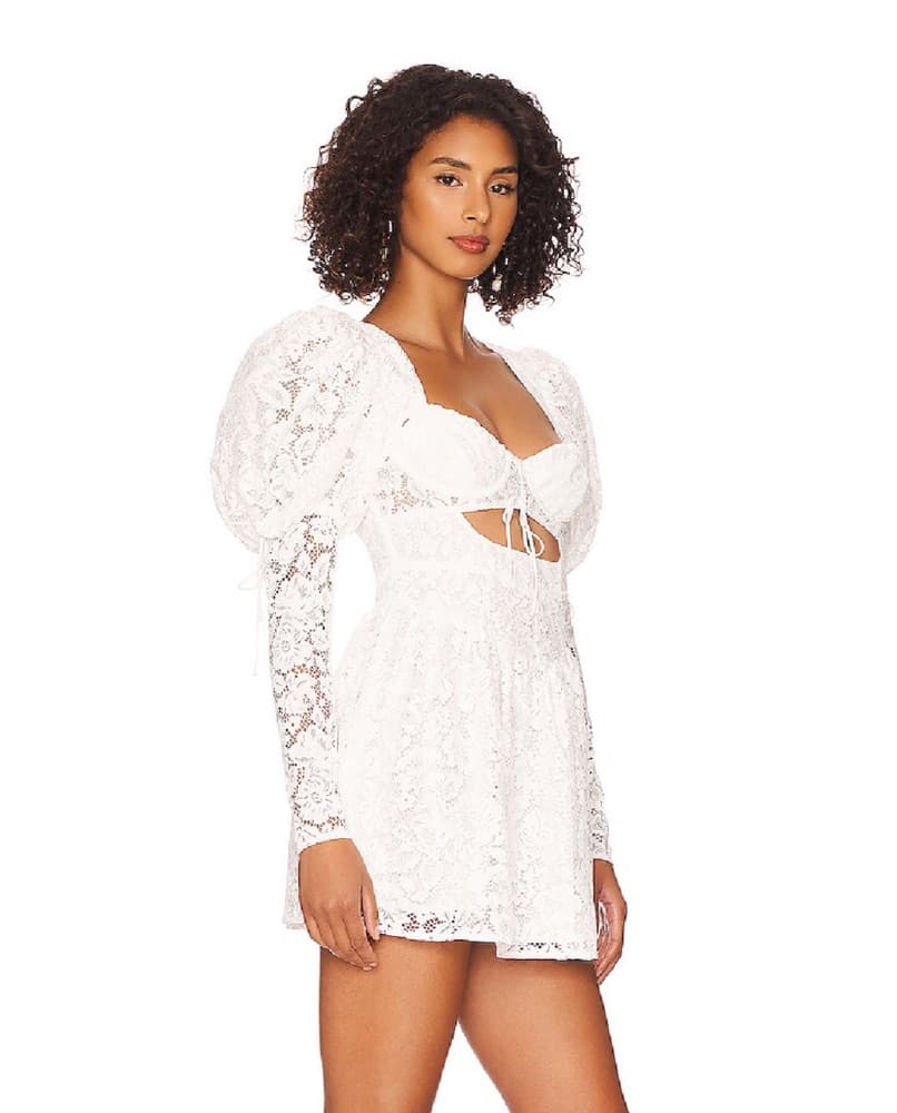 For Love & Lemons Frances Mini Dress - Image 4