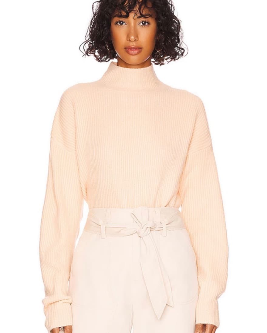 Turtleneck Kaia Sweater Light Pink  - Image 2