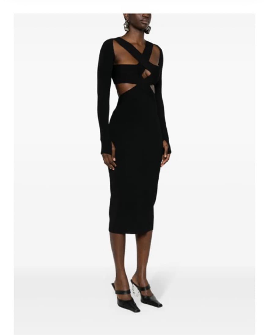 Dion Lee Harness Midi Dress - Image 3