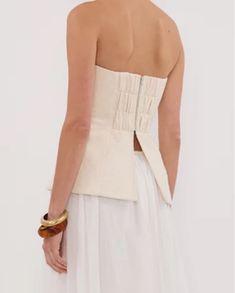 Tailored Strapless Top - Image 4