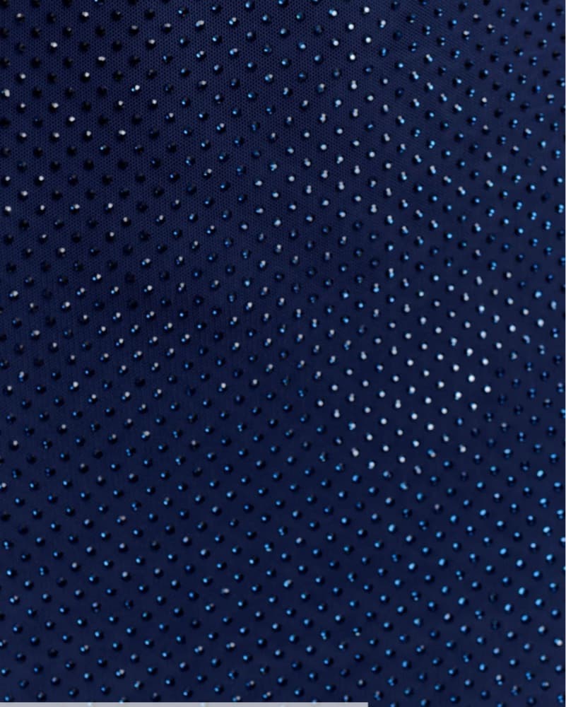 Meshki Embellished Navy Blue Dress - Image 3