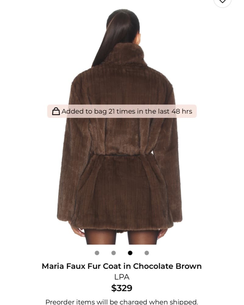 Revolce LPA Faux Fur Coat - Image 2