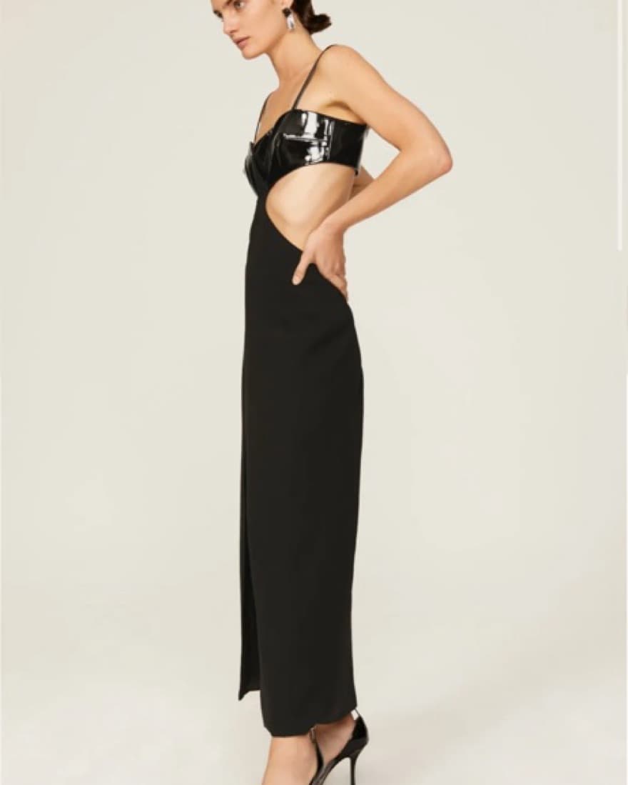 Alexis Black Cutout Dress - Xs - Image 2