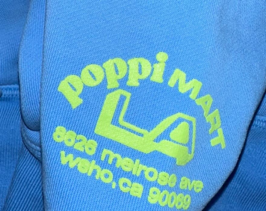 Blue Poppi Hoodie - Image 2