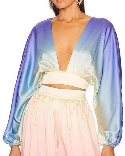 Retrofete Clarissa Silk Top - Image 1