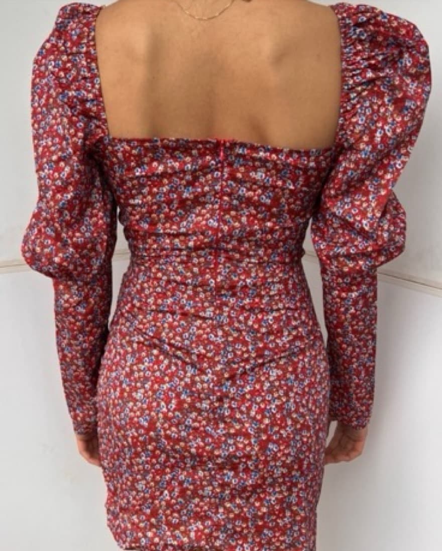 Missguided Floral Dress - Image 3