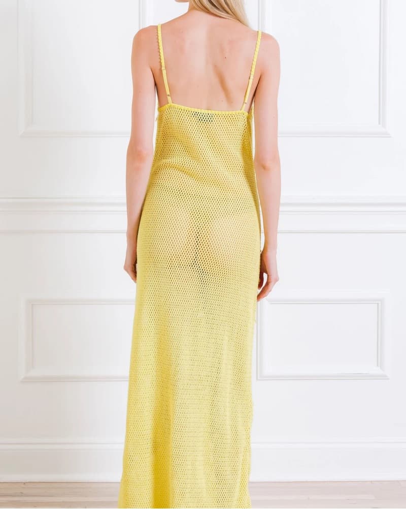 Beaded Crochet Maxi Dress - Image 4