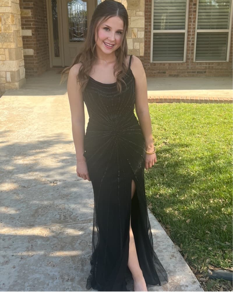 Black sparkle prom dress  - Image 1