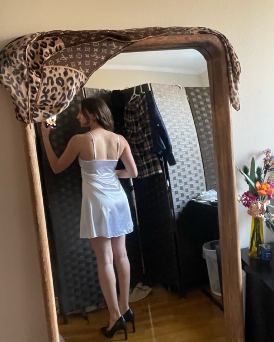 Praying Mini Dress - Image 4