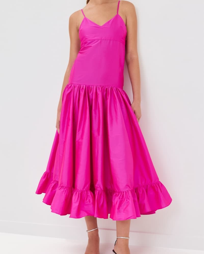 AZEEZA Tafetta Drop Waist Gown - Image 1