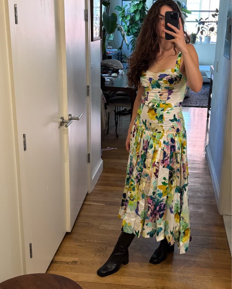 NICHOLAS Drop Waist Dress - Image 3