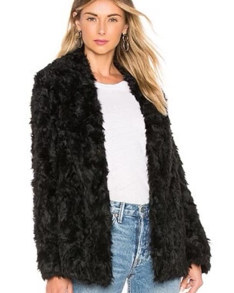 Theory Clairene Faux Fur Coat - Image 1