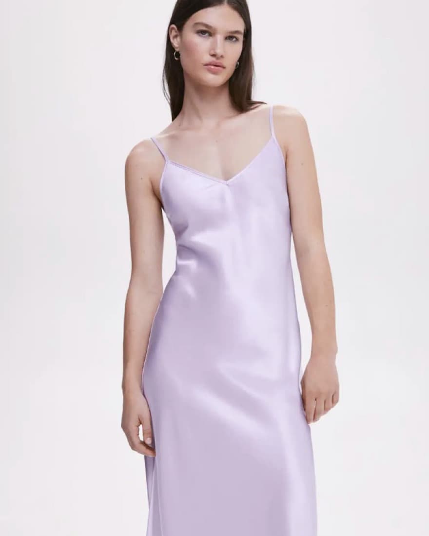 Light Purple Slip Dress - Image 2