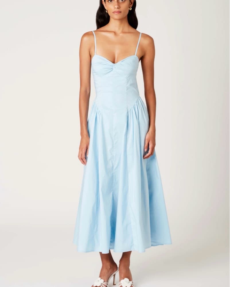 Ice Blue Nia Midi Dress - Image 1