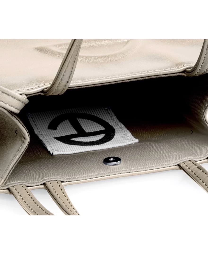Telfar Small Shopping Bag - Gold - Image 3