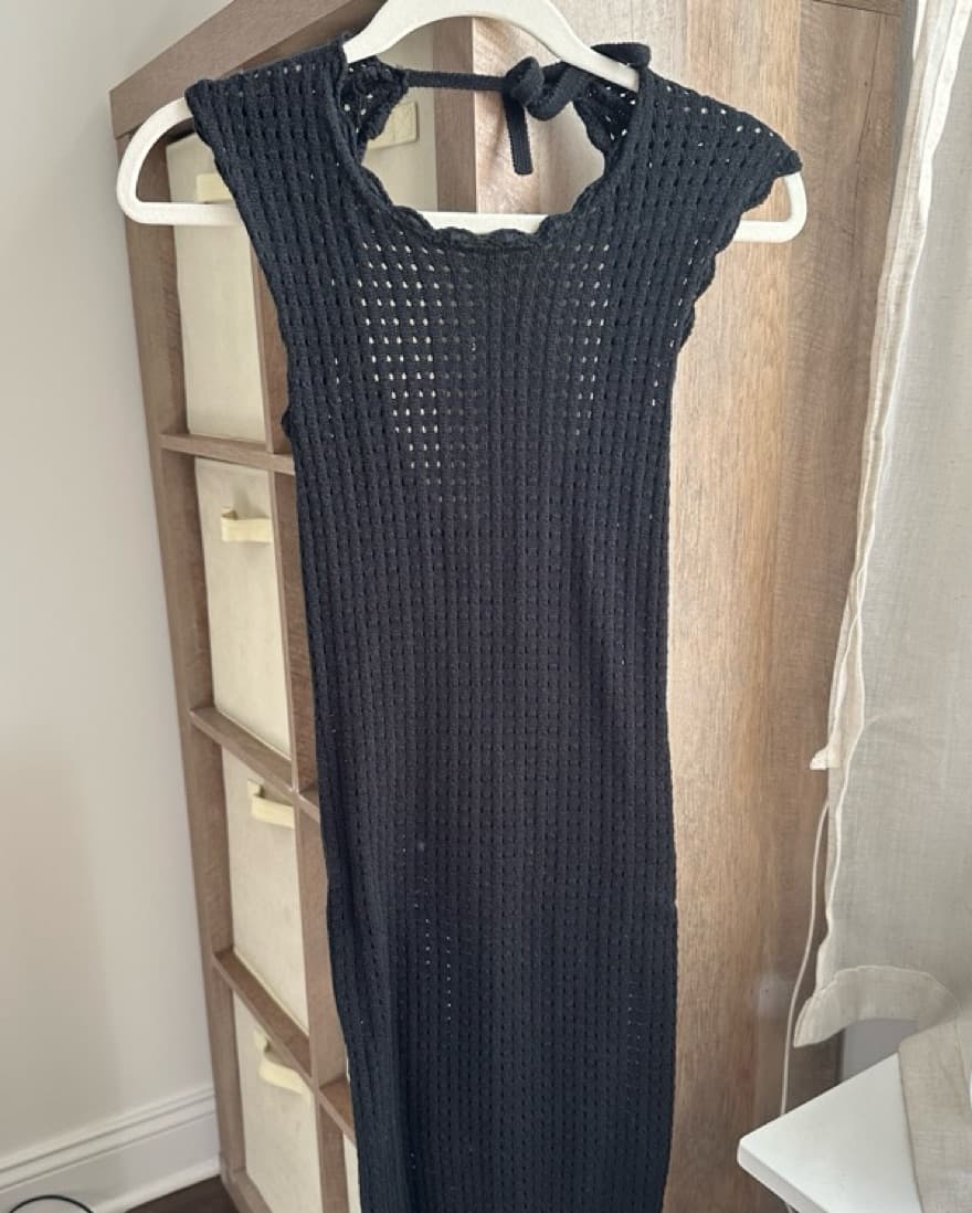Jcrew Crochet Open Back Mini Dress - Image 2