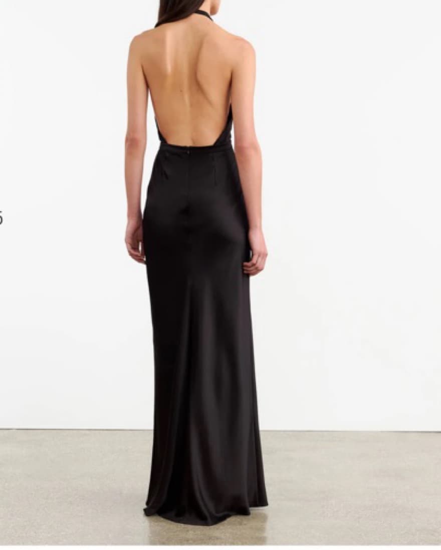 Nili Lotan Halterneck Silk Gown - Image 3