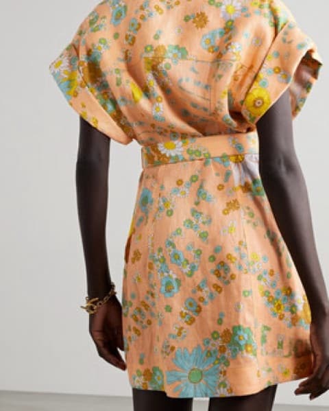 Zimmermann linen belted shirt dress - Image 2