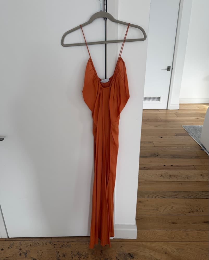 Burnt Orange Maxi Dress - Image 5