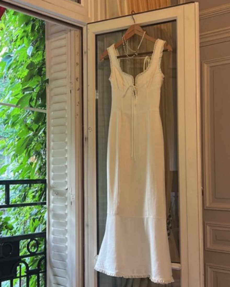 Ethereal White Lace Maxi Dress - Image 1