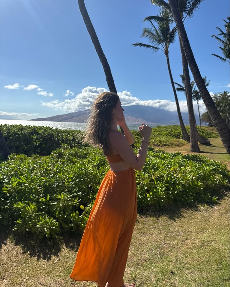 Orange Indah Innocence Maxi Dress - Image 6