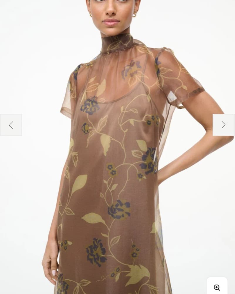 STAUD CALLUNA DRESS | VINTAGE FLORAL - Image 2
