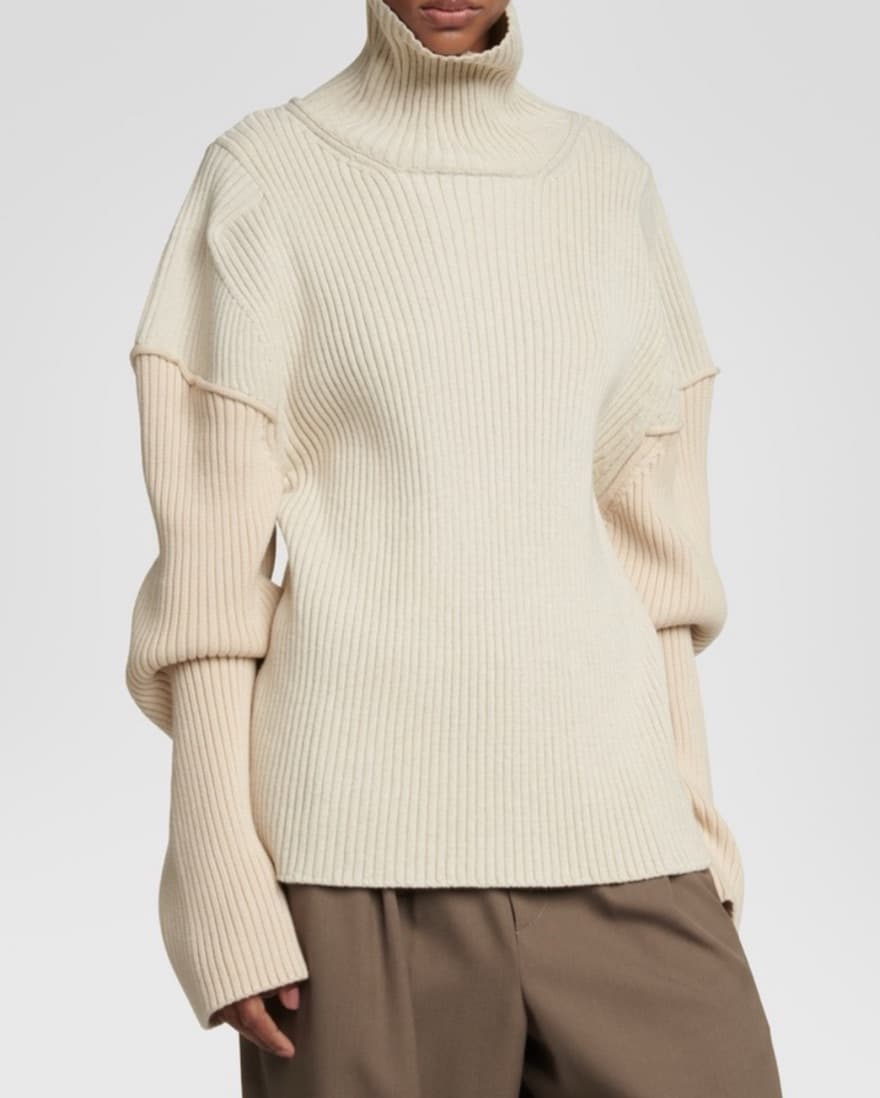 NWT The Row Dua rib-knit cotton and cash - Image 2