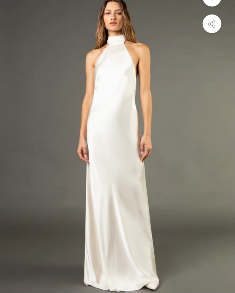 HALTER TIE NECK BACKLESS GOWN - Image 2