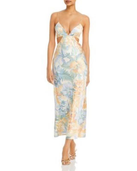 Vibrant Floral Maxi Dress - Image 1
