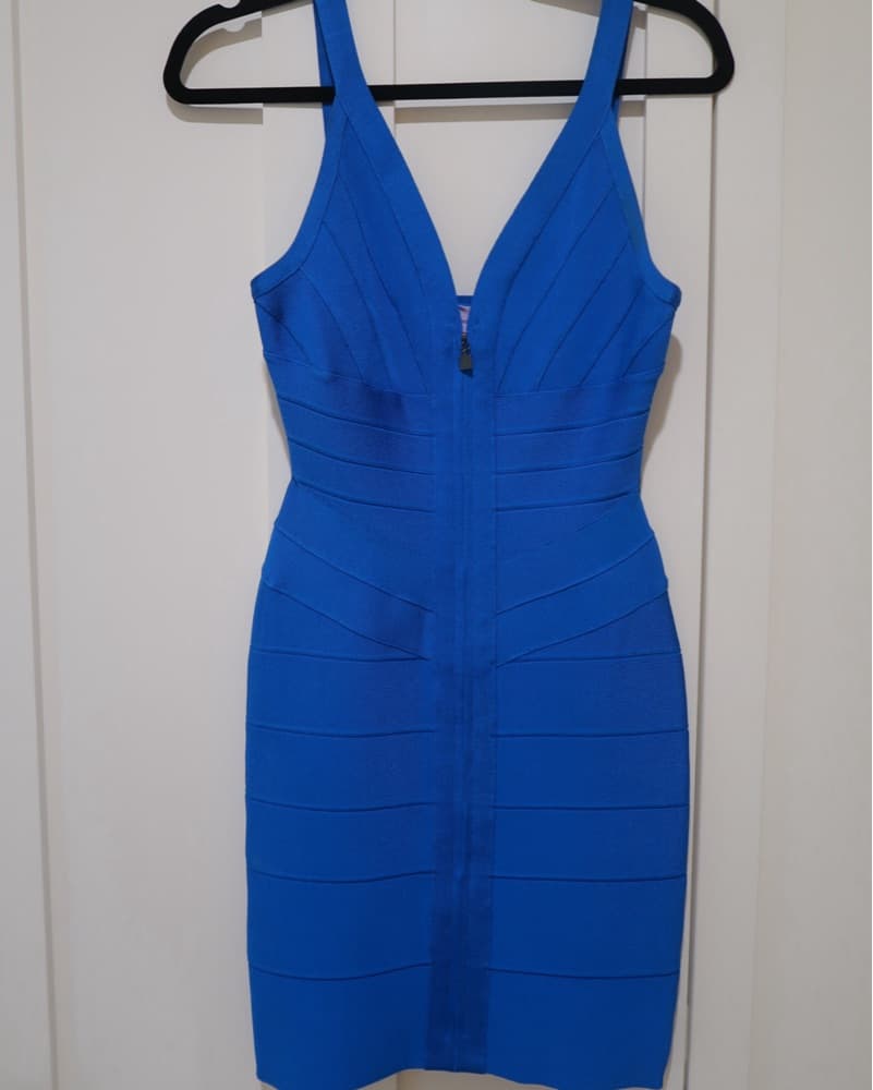 Vintage Herve Leger Mini Dress - Image 4