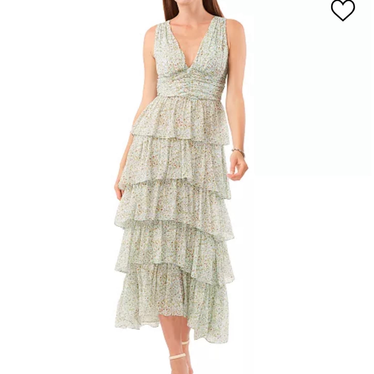 1. STATE Floral Tiered Maxi Dress - Image 2