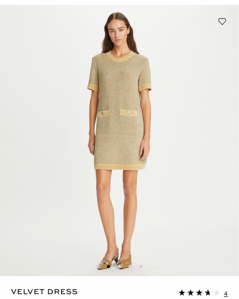 Tory Burch Velvet Dress  - Image 1