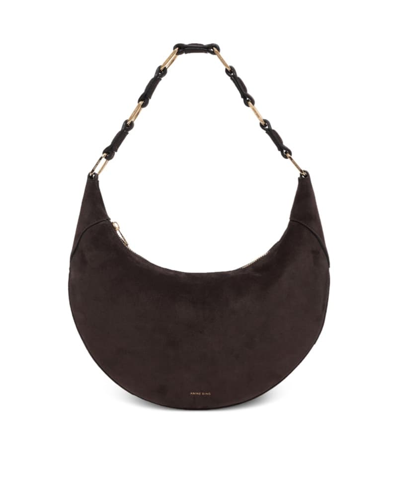 Kate Hobo Bag Brown Suede - Image 1
