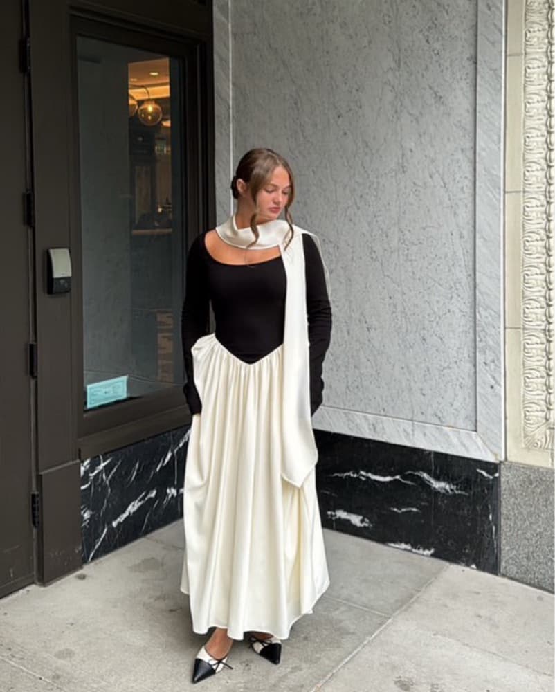 The Bekk Claire Scarf Dress - Image 2