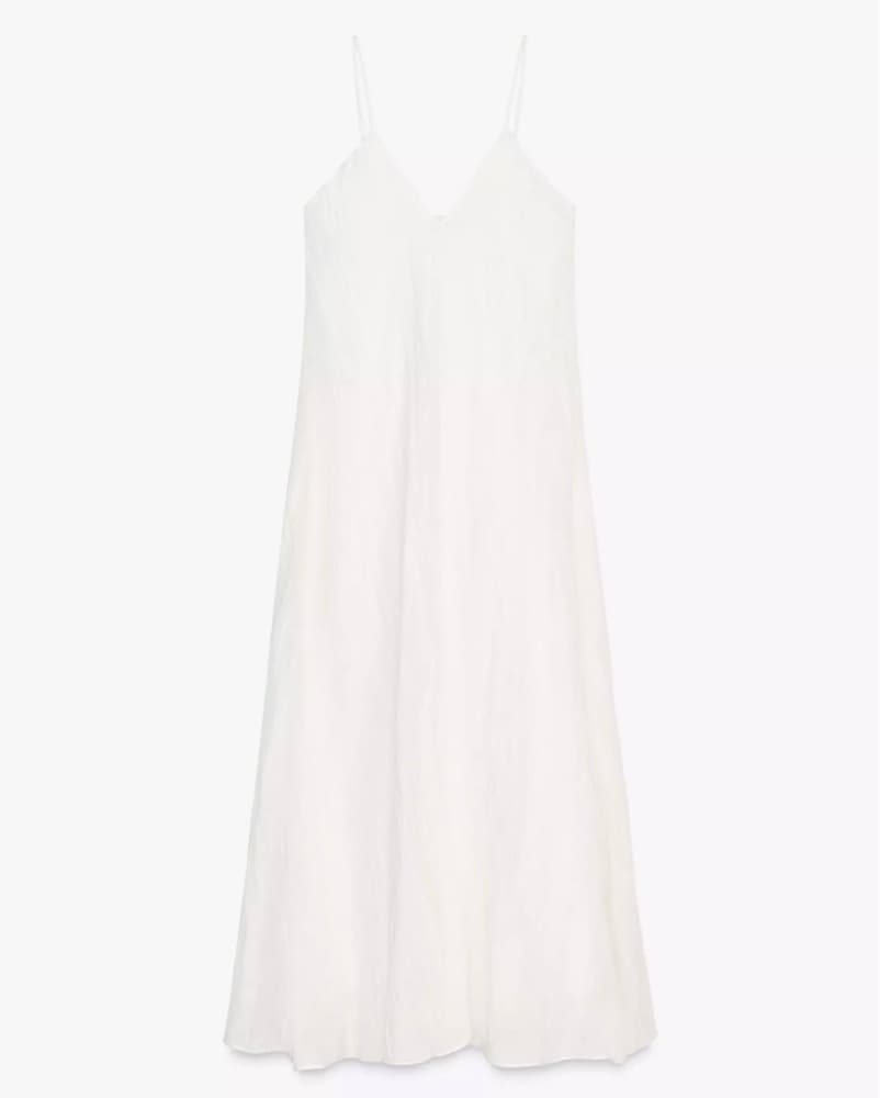 Zara Linen Blend Dress  - Image 4