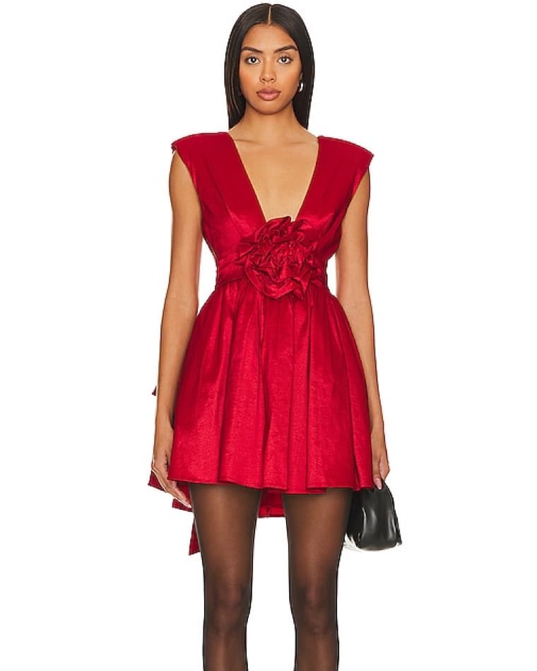 For Love & Lemons Rose Mini Dress - Image 1