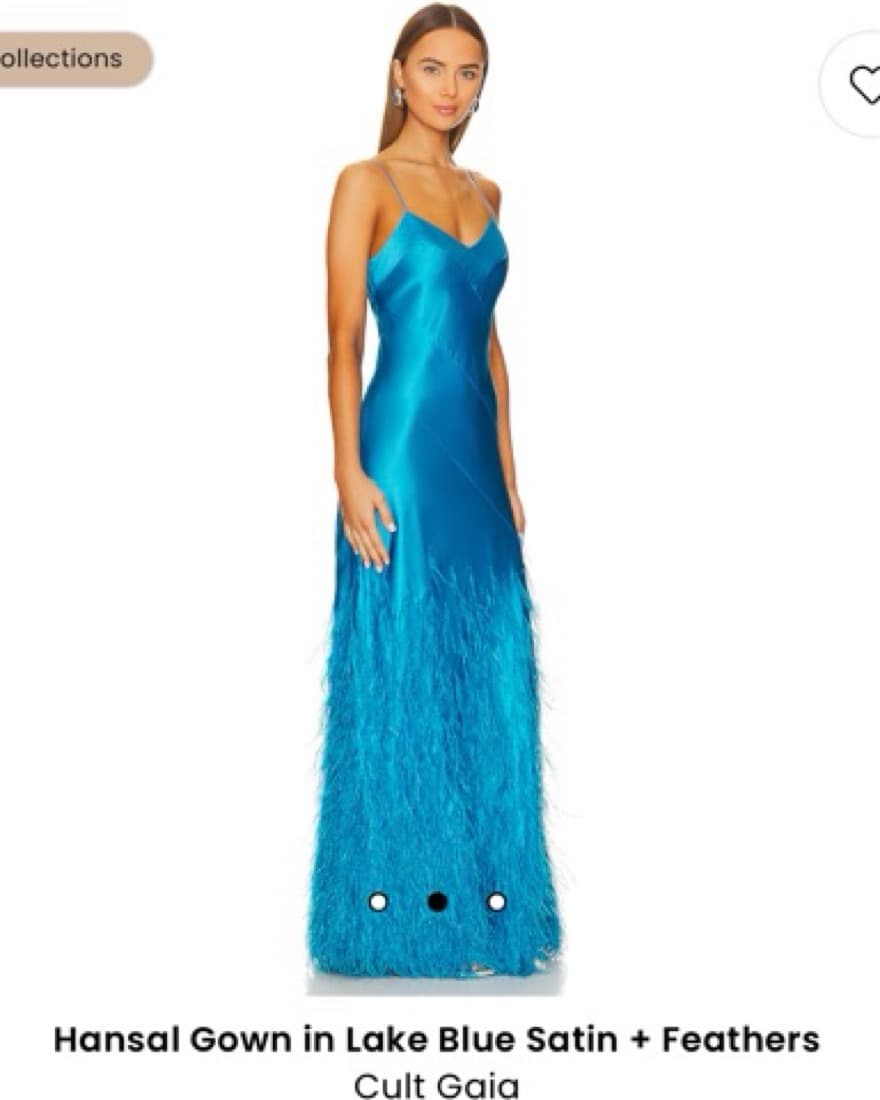 Cult Gaia Hansal Feather Dress - Image 1