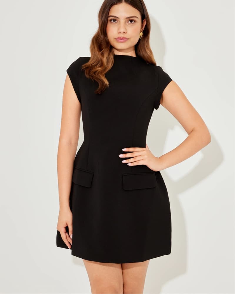 Odd Muse Black Mini Dress - Image 2