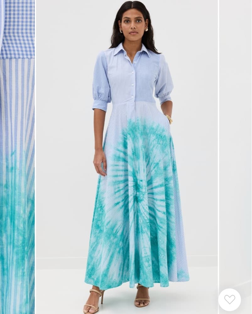 Busayo Dayo Tie-Dyed Cotton Maxi Dress - Image 5