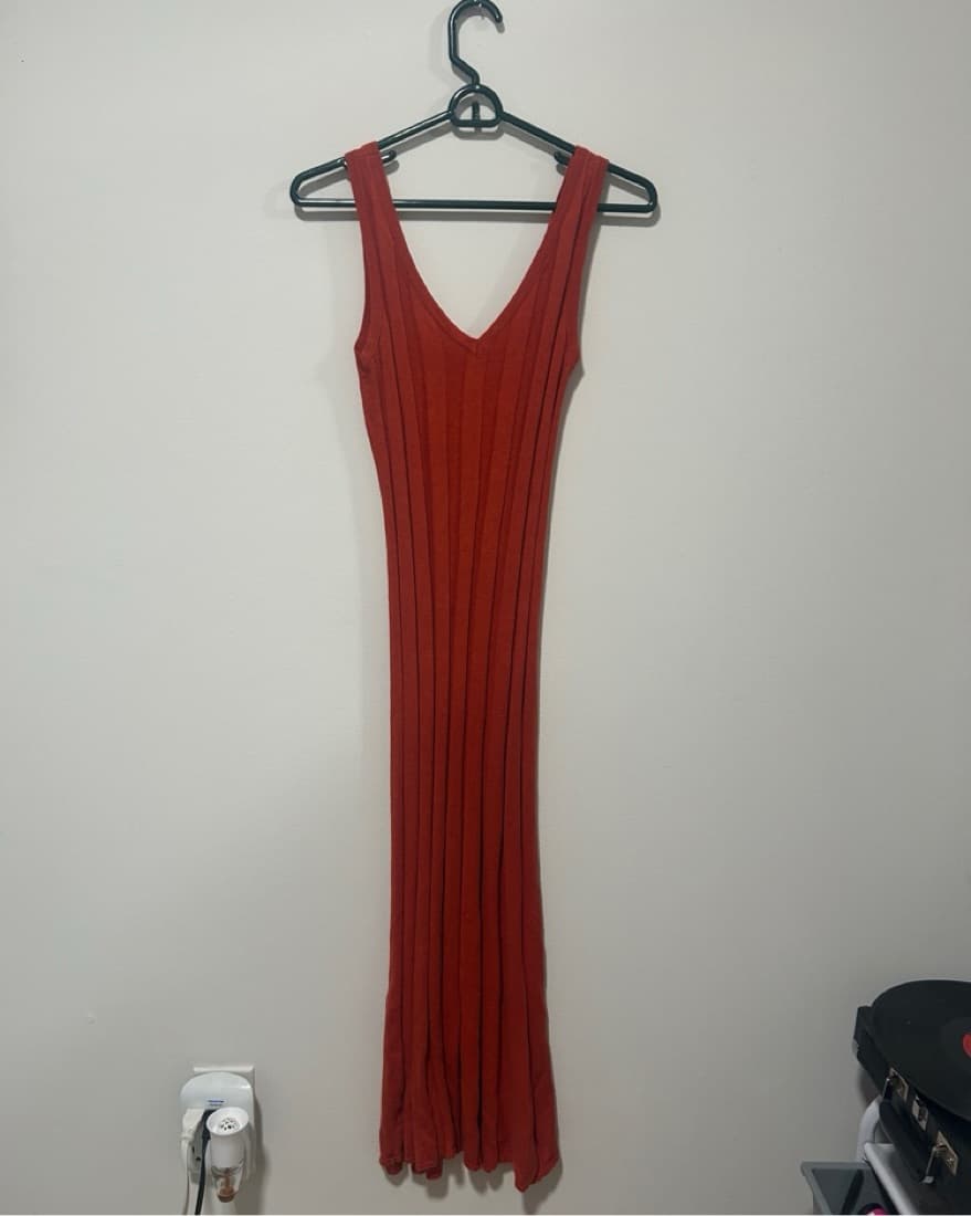 Orange Maxi Dress - Image 1